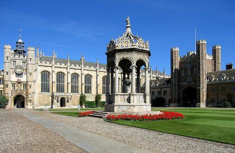 Trinity College Great Court, Cambridge University