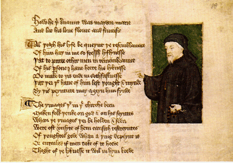 A Portrait of Chaucer in Thomas Hoccleve's The Regiment of Princes (1412)
