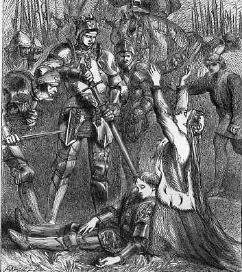 Henry VI, Part 3: The Murder of the Prince of Wales in Front of his Mother Queen Margaret by the Yorkist Brothers