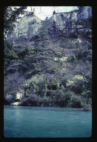 The Limestone Vaucluse Valley of the River Sorgue