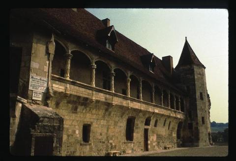 Remains of The Palace of the King of Navarre at Nérac: One Side of The Courtyard