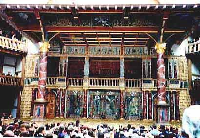 The Globe Stage with Audience