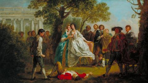 As You Like It, Hannah Pritchard as Rosalind, 1750
