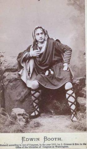 Hamlet, Edwin Booth as Hamlet, 1870