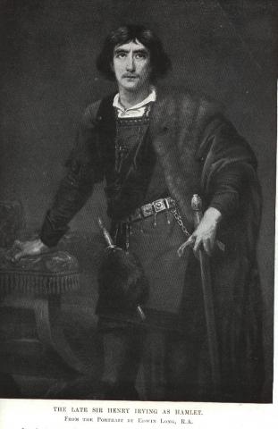 Hamlet, Henry Irving as Hamlet, 19th Century 