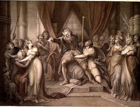 King Lear Banishing Cordelia,1803