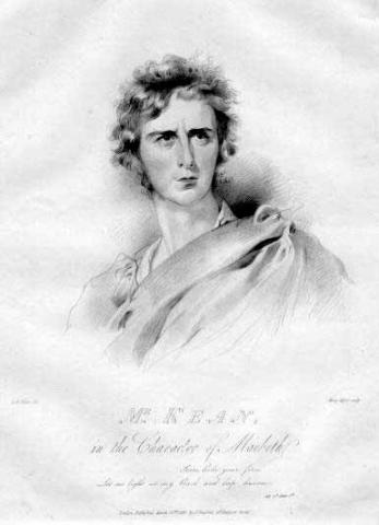 Macbeth, Edmund Kean (1787-1833) as Macbeth