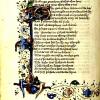 A Page From Chaucer's Translation of The Romaunt of the Rose