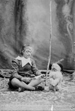 The Two Gentlemen of Verona: James Lewis as Launce and his dog Crab