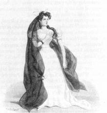 Hamlet: Irish Actress Harriet Smithson as Ophelia