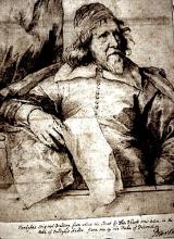 Inigo Jones (1632 - 1641): Drawing by Anthony van Dyck (1599 - 1641)