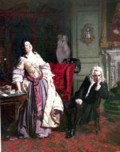 William Powell Frith Depicts the Moment After Pope Makes Love to Lady Mary Montagu, 1852