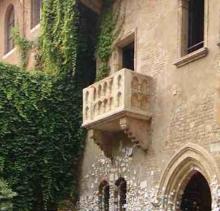 A Balcony in Verona, called Juliet's