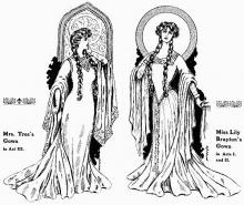 Hamlet, Fashions of Gertrude and Ophelia, 1905
