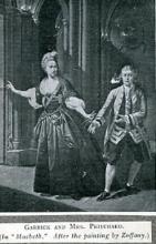 Macbeth, David Garrick and Hannah Pritchard in Macbeth