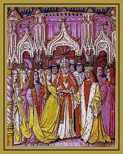 Marriage of Henry V and Catherine de Valois.