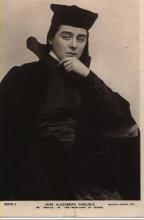 Merchant of Venice, Alexandra Carlisle as Portia (as the Lawyer Balthazar), 1908