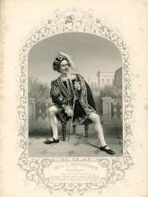 Much Ado About Nothing, Edward Loomis Davenport as Benedick, London, Princess Theatre, 1848