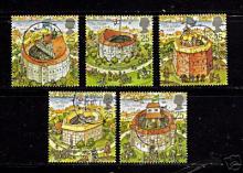 Royal Mail Stamps of Elizabethan Theatres Issued in 1995
