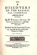 Sylvester Jordain, Discovery of the Barmudas, 1610