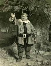 The Merry Wives of Windsor, James Hackett as Falstaff